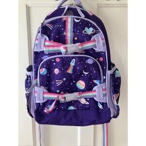 PBK Mackenzie Rainbow Heart Galaxy Glow-in-the-Dark Backpack Large